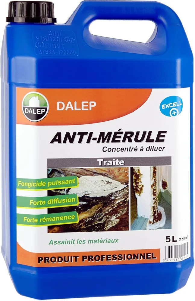 Traitement anti-mérule DALEP fongicide professionnel concentré à diluer