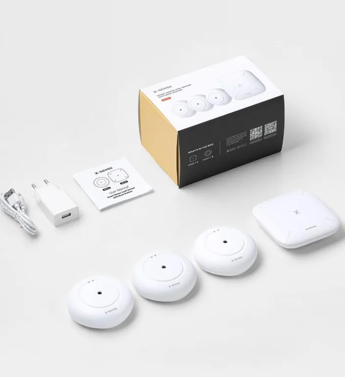 Kit détecteur de fuite X-Sense SWS54 avec station de base et plusieurs capteurs