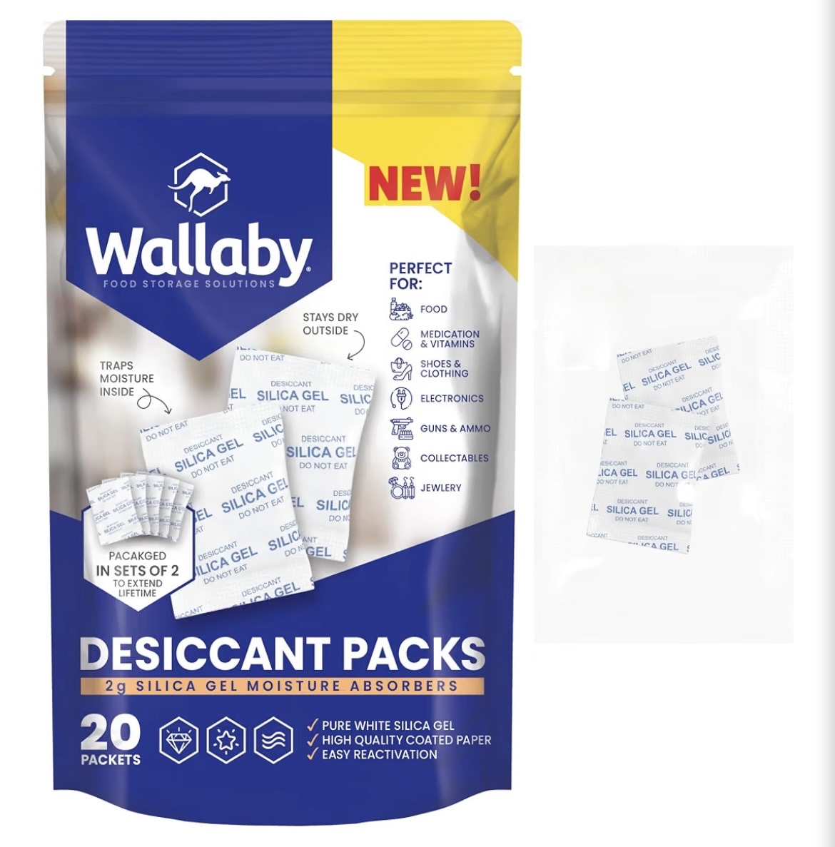 Avis Wallaby : sachets de gel de silice anti-humidité (2026)