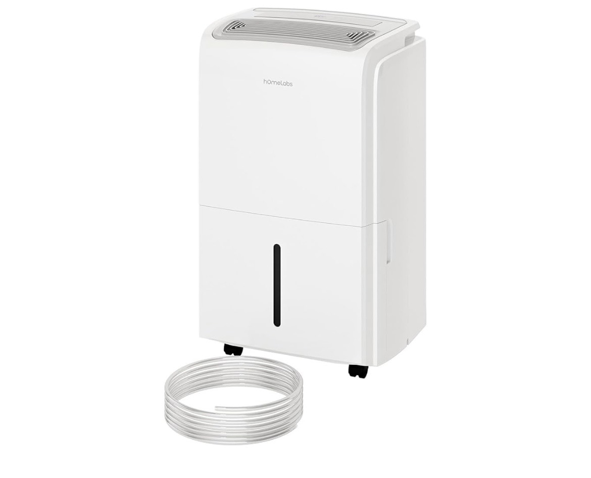 hOmeLabs 50-Pint Dehumidifier with Pump