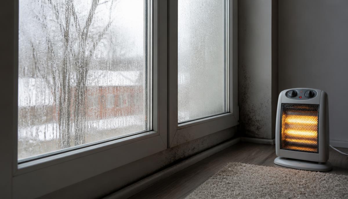 Chauffage d'appoint et humidité : 7 erreurs qui favorisent les moisissures en hiver