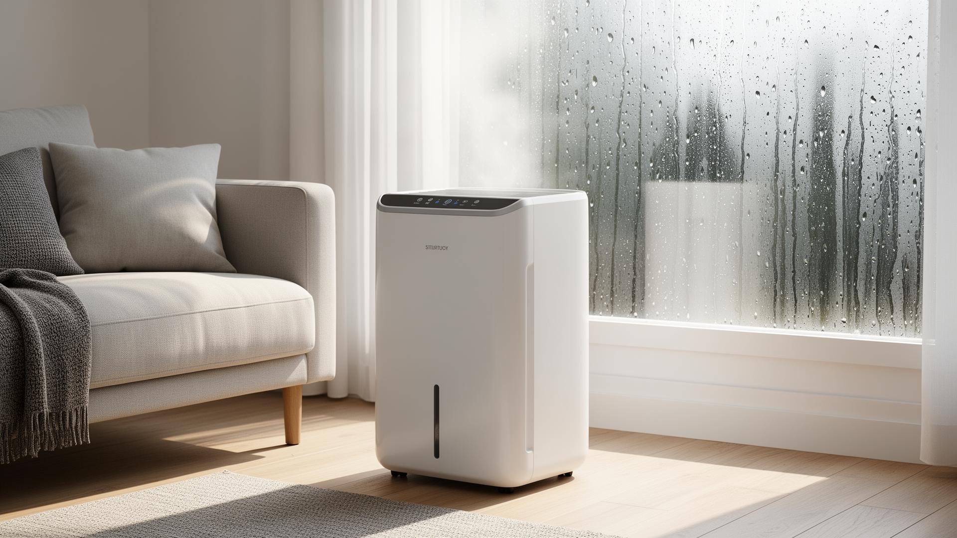 Modern home interior with dehumidifier - ZeroHumi US